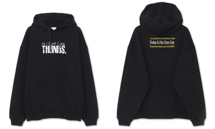 RESTIR 限定！VETEMENTS “Hi, I Don’t Care. THANKS.” Oversized Hoodieが6/23発売 (リステア ヴェトモン)