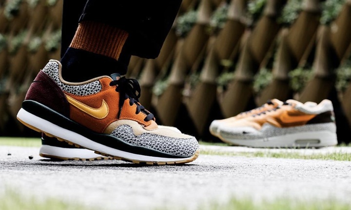 国内atmos系列限定！ナイキ エア サファリ SE "モナーク/イエロー オーカー" (NIKE AIR SAFARI SE "Monarch/Yellow Ochre") [AO3298-800]