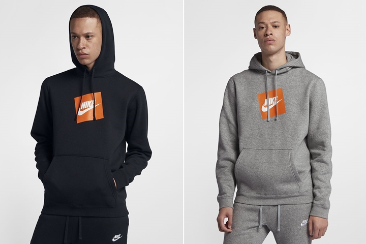 ナイキ フリース プルオーバー フーディー スクエア ボックス (NIKE FLEECE PULLOVER HOODIE “Square Box”) [928719-010,063,100,221,451]