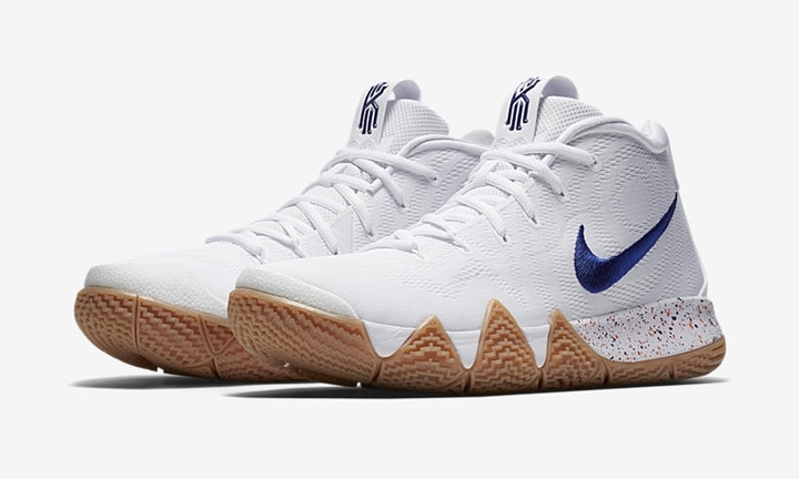 【オフィシャルイメージ】6/30発売！ナイキ カイリー 4 EP “ホワイト/ディープ ロイヤル” (NIKE KYRIE 4 EP “White/Deep Royal”) [943807-100]