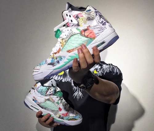 2018年 夏発売予定！ナイキ エア ジョーダン 5 レトロ “ウィングス-ホワイト マルチカラー” (NIKE AIR JORDAN 5 RETRO “Wings-White Multi”) [AV2405-900]