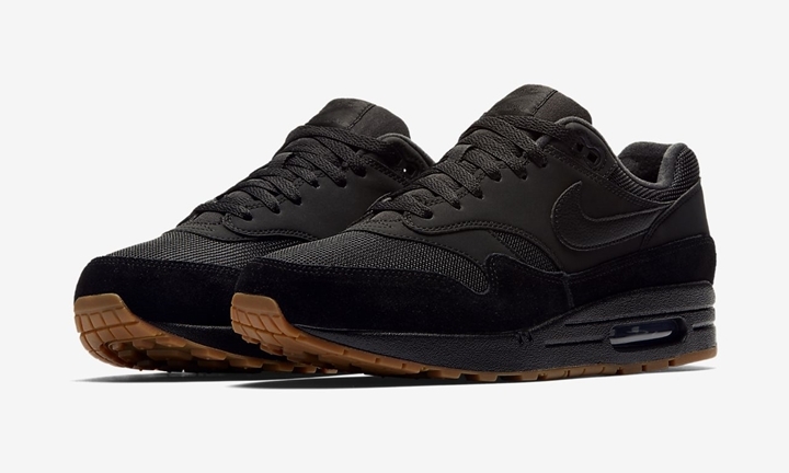 1 NIKE AIR MAX 1 Black Gum Medium Brown AH8145 007 Fullress