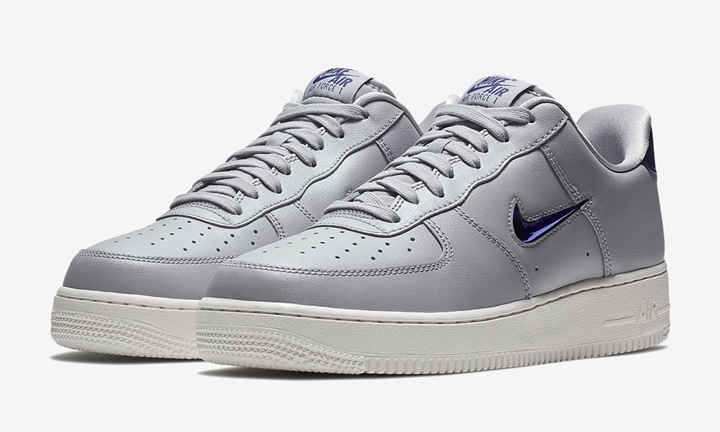 【オフィシャルイメージ】ナイキ エア フォース 1 ロー レザー “ウルフ グレー/ディープ ロイヤル ブルー” (NIKE AIR FORCE 1 LOW LEATHRE “Wolf Grey/Deep Royal Blue”) [AJ9507-002]