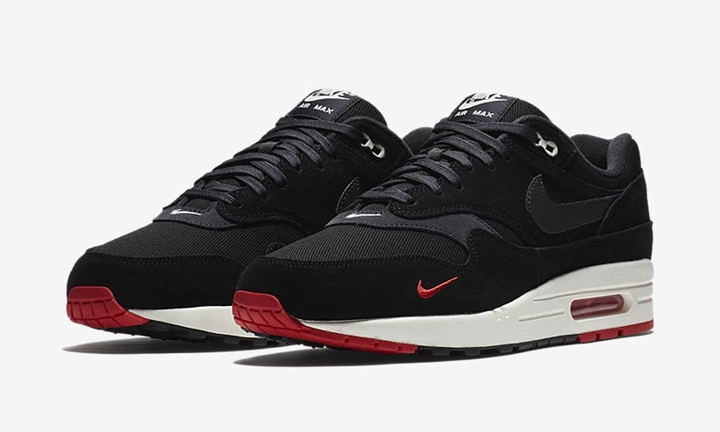 8/11発売予定！ナイキ エア マックス 1 プレミアム “ブラック/ユニバーシティ レッド” (NIKE AIR MAX 1 PREMIUM “Black/University Red”) [875844-007]