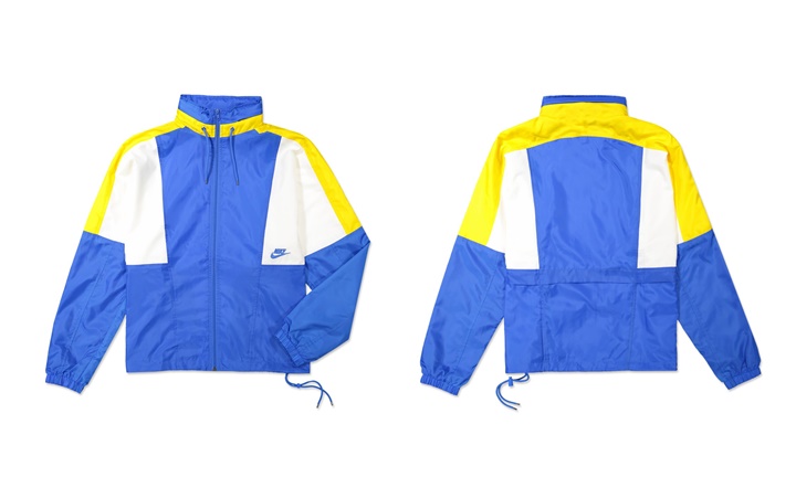 ナイキ スポーツウェア リイシュー ジャケット ウーブン “シグナル ブルー/アマリロ” (NIKE NSW RE-ISSUE JACKET WOVEN “Signal Blue/Amarillo”) [AQ1890-403]