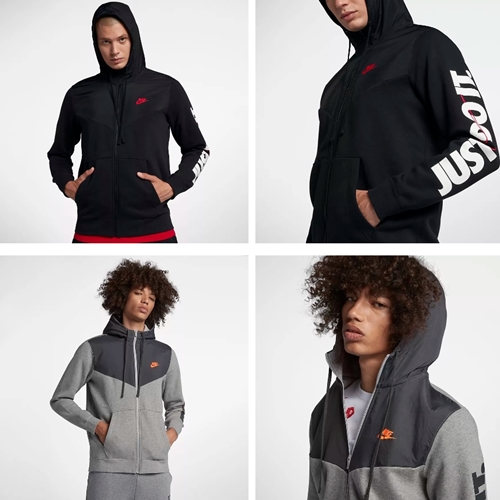 ナイキ “ジャスト ドゥ イット” フルジップ パーカー (NIKE “JUST DO IT” Full Zip Parker) [931901-010,063]