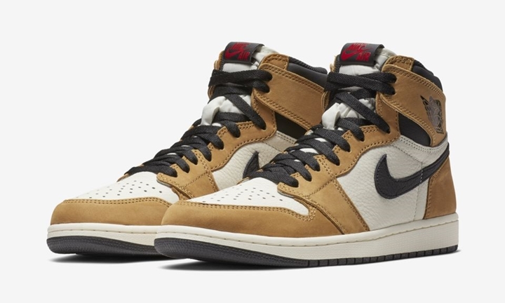 ナイキ エア ジョーダン 1 レトロ ハイ OG “ルーキー オブ ザ イヤー - ゴールド ハーベスト/ブラック” (NIKE AIR JORDAN 1 RETRO HIGH OG “Rookie of the Year - Gold Harvest/Black”) [555088-700]