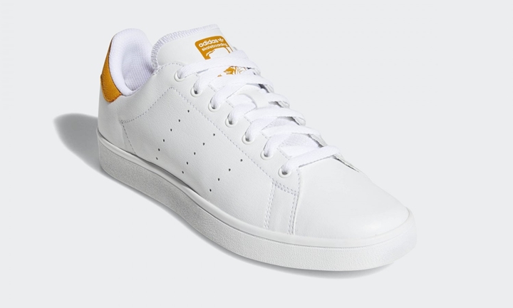 7/5発売！スケーティング向けにバルカナイズドのアウトソールを搭載したadidas Originals STAN SMITH VULC “White/Tactile Yellow” (アディダス オリジナルス スタンスミス バルク “ホワイト/タクティルイエロー”) [B22737]