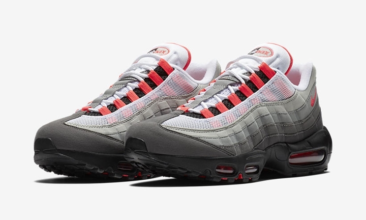 7/19発売予定！ナイキ エア マックス 95 OG “ホワイト/ソーラー レッド” (NIKE AIR MAX 95 OG “White/Solar Red”) [AT2865-100]