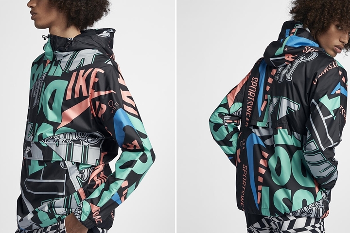 NIKE NSW {SPORTS WEAR} “Just Do It” Multi-Color Jacket (ナイキ スポーツウェア “ジャスト ドゥ イット” マルチカラー ジャケット) [AQ0584-010]