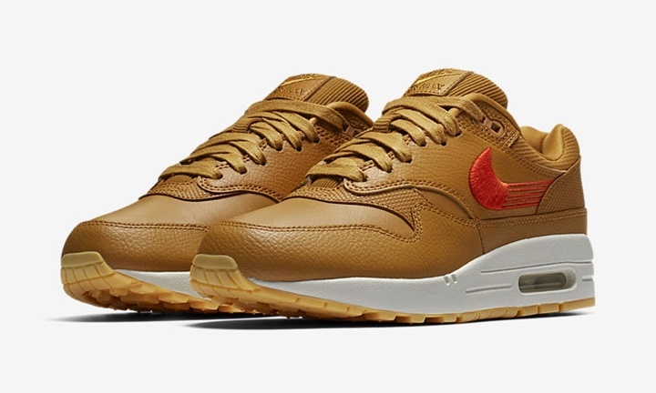 【オフィシャルイメージ】ナイキ ウィメンズ エア マックス 1 プレミアム “ウィート/チーム オレンジ” (NIKE WMNS AIR MAX 1 PREMIUM “Wheat/Team Orange”) [454746-701]