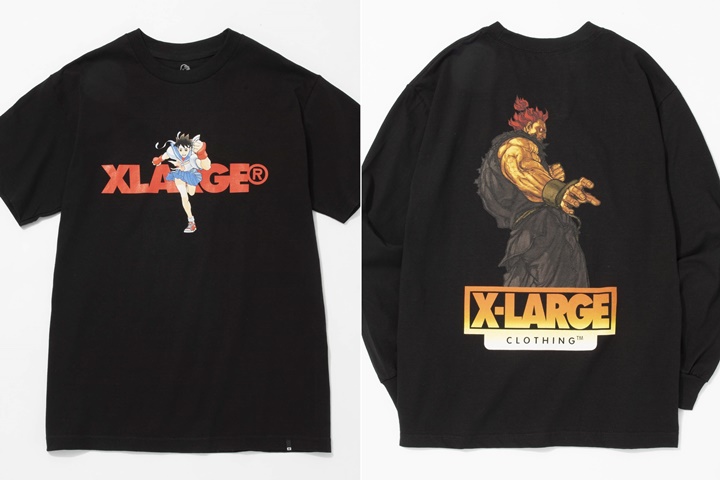 ストリートファイター × エクストララージ とのコラボTEE 4モデルが海外で発売 (XLARGE US STREET FIGHTER ALPHA)