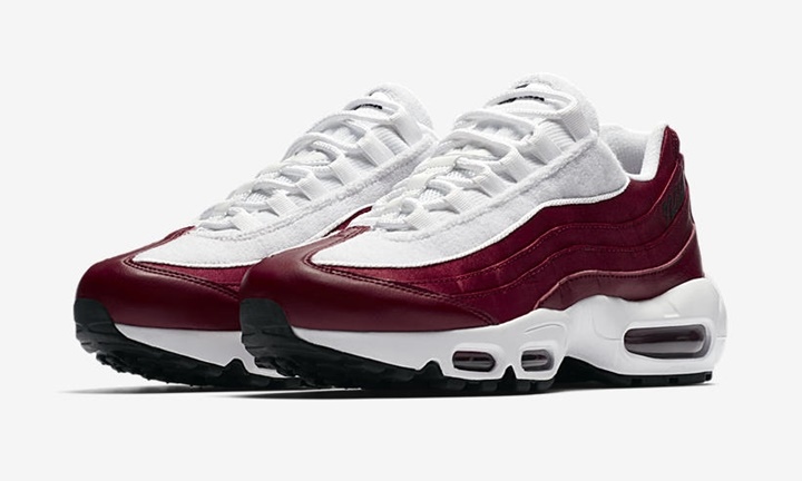 【オフィシャルイメージ】ナイキ ウィメンズ エア マックス 95 LX “ホワイト/バーガンディ” (NIKE WMNS AIR MAX 95 LX “White/Burgundy”) [AA1103-601]