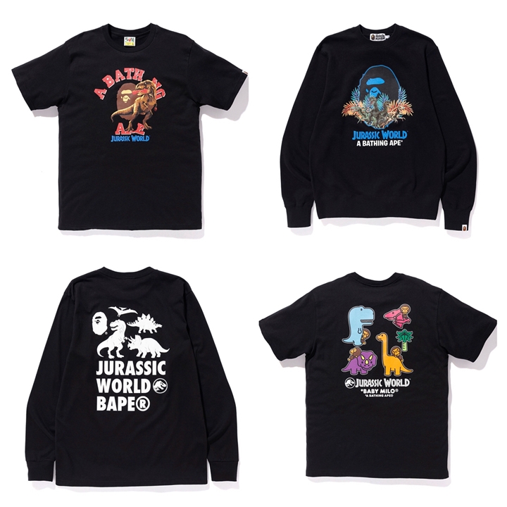 7/14発売予定！A BATHING APE × Jurassic World コラボ (ア ベイシング エイプ ジュラシック・ワールド)