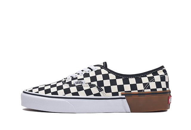 VANS CHECKERBOARD/GUM BLOCK AUTHENTIC “Black” (バンズ チェッカーボード/ガム ブロック オーセンティック “ブラック”)