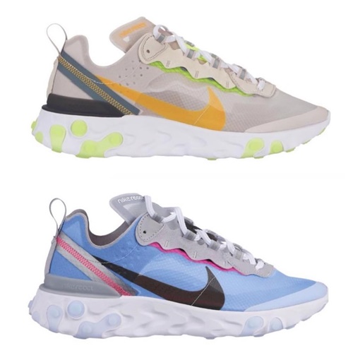 2019年にNIKE REACT ELEMENT 87 ニューカラーがリリース (ナイキ リアクト エレメント 87)