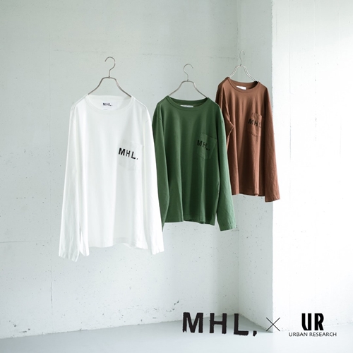 MHL. × URBAN RESEARCH 別注！PRINTED LONG-SLEEVE TEEが8月中旬発売 (アーバンリサーチ)