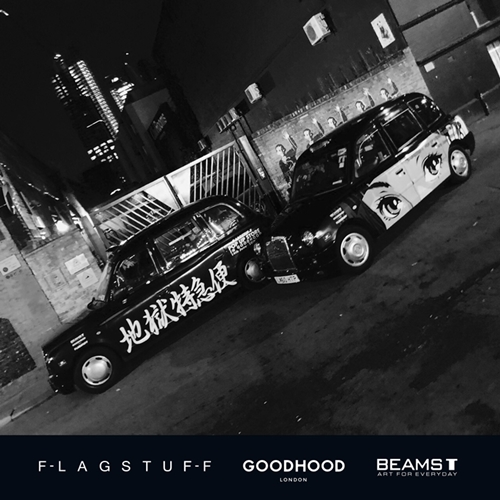 海外先行のF-LAGSTUF-F × GOODHOOD × BEAMS T のトリプルネームが7/21から国内発売 (フラグスタフ グッドフッド ビームスT)