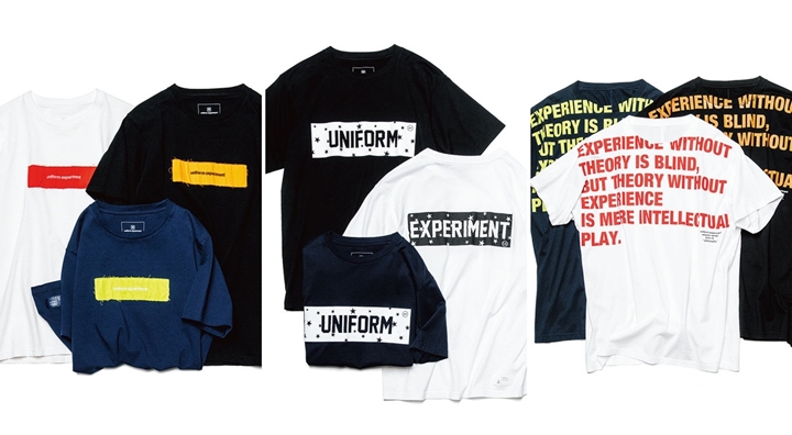 uniform experiment 2018 F/W COLLECTION オンタイムで着用可能なTEEが先行リリース (ユニフォーム・エクスペリメント 2018年 秋冬 コレクション)