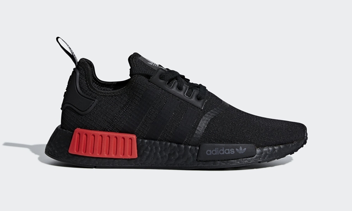 9/6発売！adidas Originals NMD_R1 “Core Black/Lust Red” (アディダス オリジナルス エヌ エム ディー “コア ブラック/ラスト レッド”) [B37618]