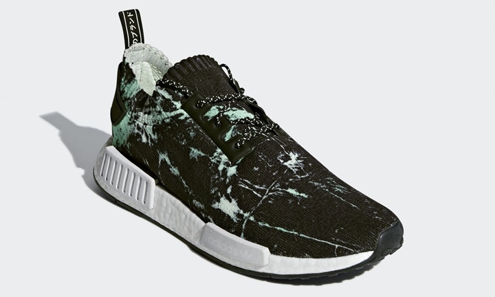 7/27発売！adidas Originals NMD_R1 PRIMEKNIT {PK} “Green Marble” (アディダス オリジナルス エヌ エム ディー プライムニット “グリーン マーブル”) [BB7996]