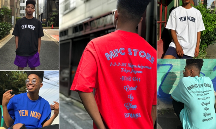 MFC STORE x EXPANSION コラボ ““Departing YEW NORK to MFC STORE” TEE 5カラーが7/21から発売 (エムエフシー ストア エクスパンション)