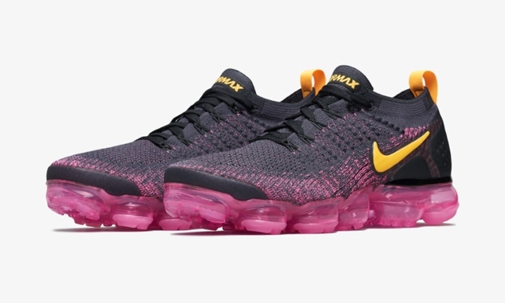 【オフィシャルイメージ】ナイキ エア ヴェイパーマックス 2.0 フライニット “グリッド アイロン/ピンク ブラスト” (NIKE AIR VAPORMAX 2.0 FLYKNIT “Grid Iron/Pink Blast”) [942842-008]