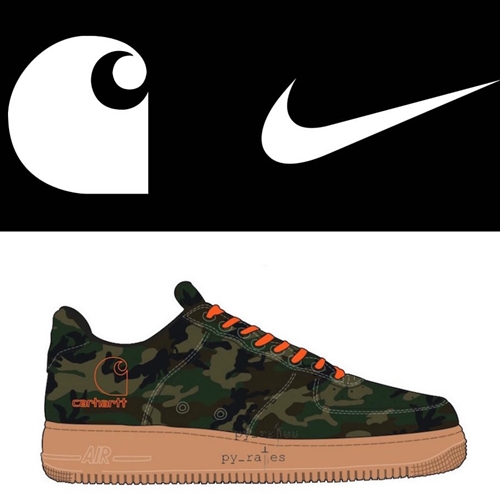 【速報】カーハート × ナイキ エア フォース 1 LOW が10月発売予定 (CARHARTT NIKE AIR FORCE 1 COLLECTION)