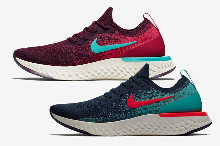 【オフィシャルイメージ】ナイキ エピック リアクト フライニット "カレッジ ネイビー/ボルドー" (NIKE EPIC REACT FLYKNIT “Collegiate Navy/Bordeaux”) [AR5413-400][AR5518-600]