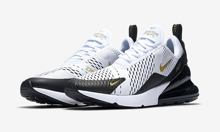 【オフィシャルイメージ】ナイキ エア マックス 270 “ホワイト/ゴールド” (NIKE AIR MAX 270 “White/Gold”) [AV7892-100]