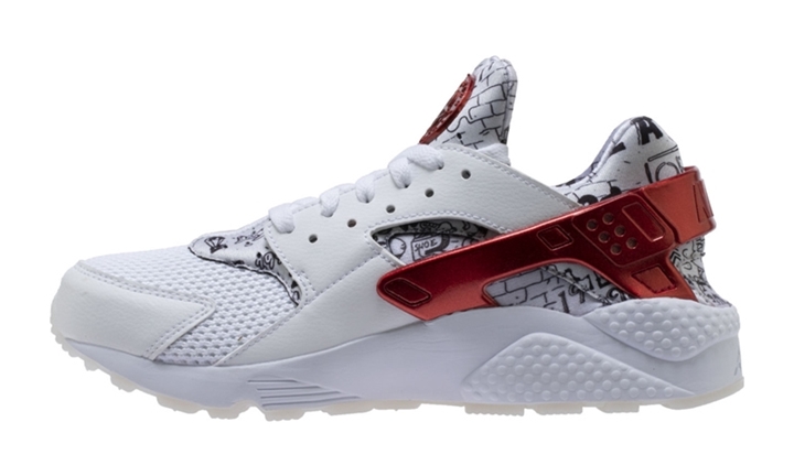 Shoe Palace 25th × NIKE AIR HUARACHE RUN QS "WHITE/RED/PLATINUM"が7/28から発売 (シューパレス ナイキ エア ハラチ ラン "ホワイト/レッド/プラチナム") [AJ5578-101]