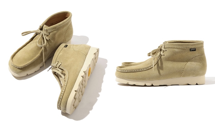 BEAMS × Clarks GORE-TEX 素材を使用したWallabee Boot ニューカラーが10月下旬発売 (ビームス クラークス ワラビー)