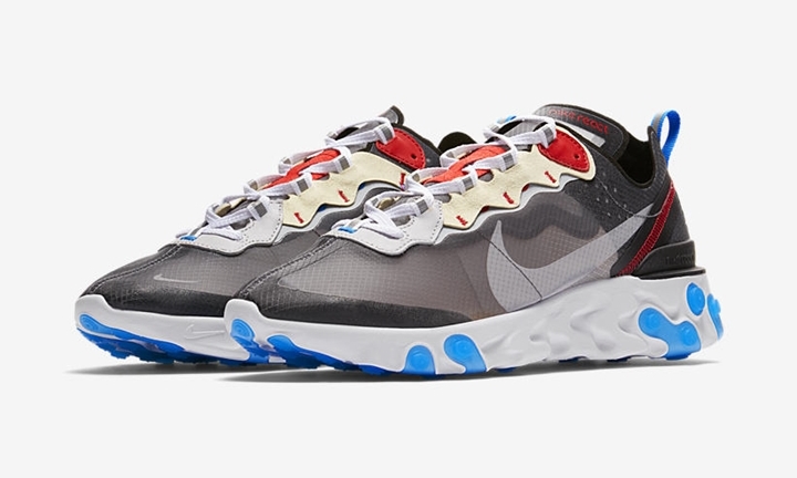 【オフィシャルイメージ】8/14発売予定！NIKE REACT ELEMENT 87 “Dark Grey” (ナイキ リアクト エレメント 87 “ダーク グレー”) [AQ1090-003]