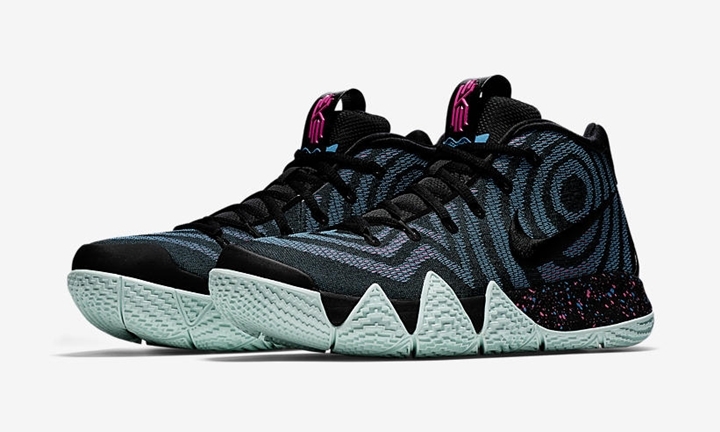 【オフィシャルイメージ】8/4発売！ナイキ カイリー 4 EP “ブラック/レーザー フューシャ” (NIKE KYRIE 4 EP “Black//Laser Fuchsia”) [943807-007]