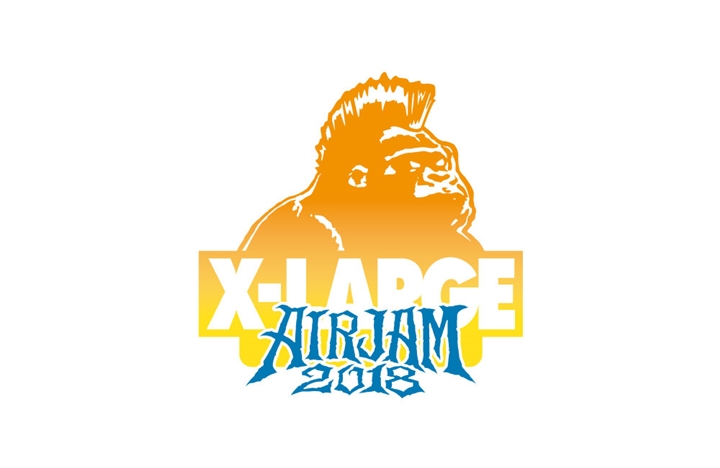 Hi-Standardが主催する伝説的ロックフェスティバル「AIR JAM 2018」とXLARGE コラボTEEがオンラインにて8/10リリース (ハイスタンダード エアジャム エクストララージ)