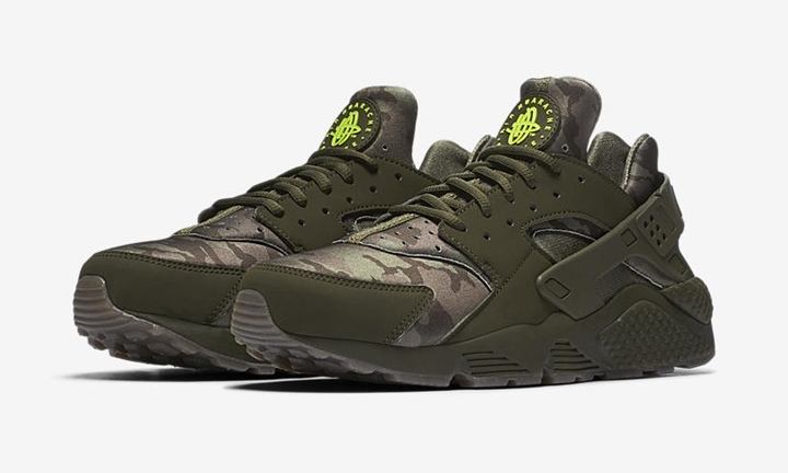 【オフィシャルイメージ】ナイキ エア ハラチ ラン プレミアム “カーゴ カーキ/ボルト” (NIKE AIR HUARACHE RUN PREMIUM “Cargo Khaki/Volt”) [AT6156-300]