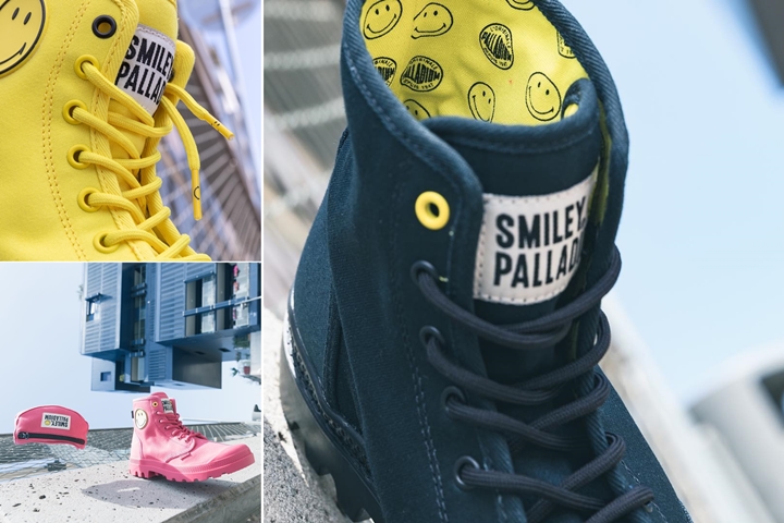 PALLADIUM × SMILEY コラボレーションブーツ第2弾が8/4発売 (パラディウム スマイリー)