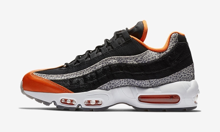 【オフィシャルイメージ】10月発売！ナイキ エア マックス 95 "ブラック/セフティ オレンジ" (NIKE AIR MAX 95 "Black/Safety Orange") [AV7014-002]