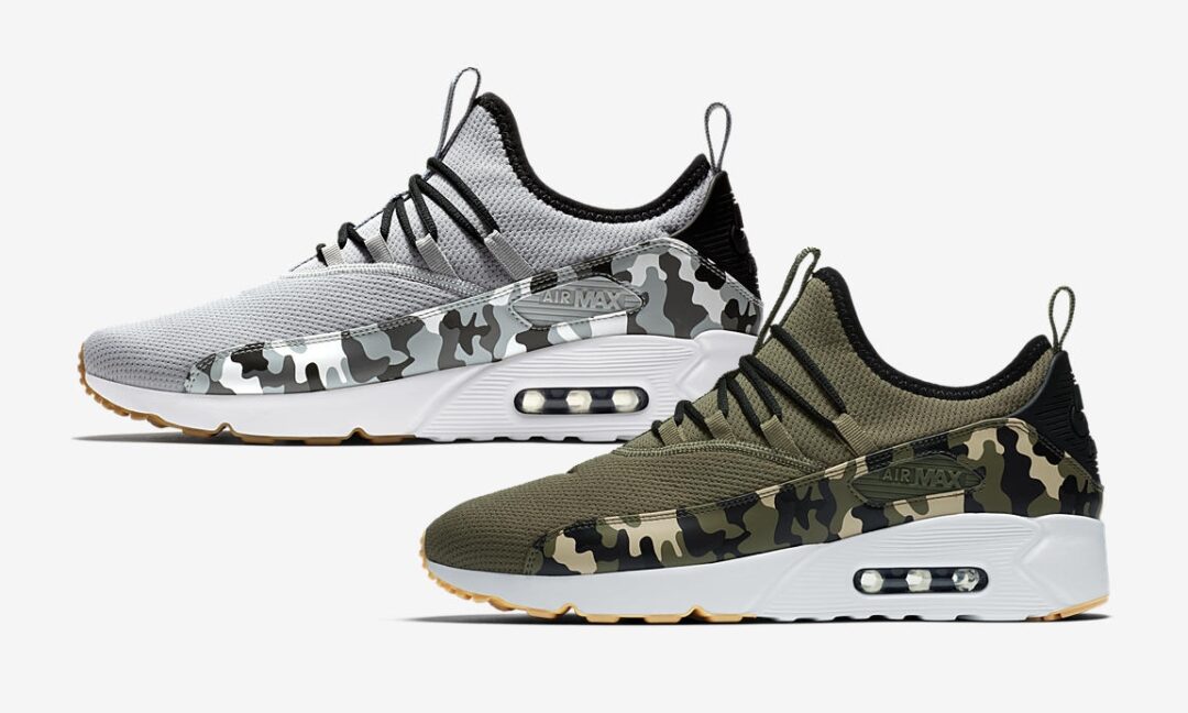 【オフィシャルイメージ】ナイキ エア マックス 90 EZ カモ “ウルフ グレー/ミディアム オリーブ” (NIKE AIR MAX 90 EZ Camo “Wolf Grey/Medium Olive”) [AO1745-006,201]