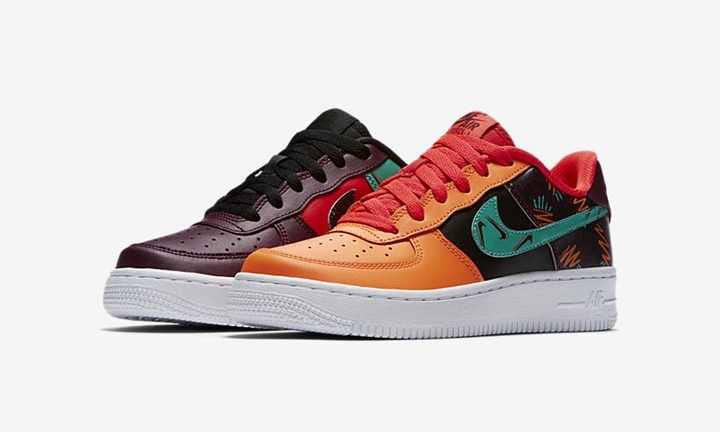 【オフィシャルイメージ】ナイキ GS エア フォース 1 ロー “ワット ザ 90s パック” (NIKE GS AIR FORCE 1 LOW “What The 90s Pack”) [AT3407-600]