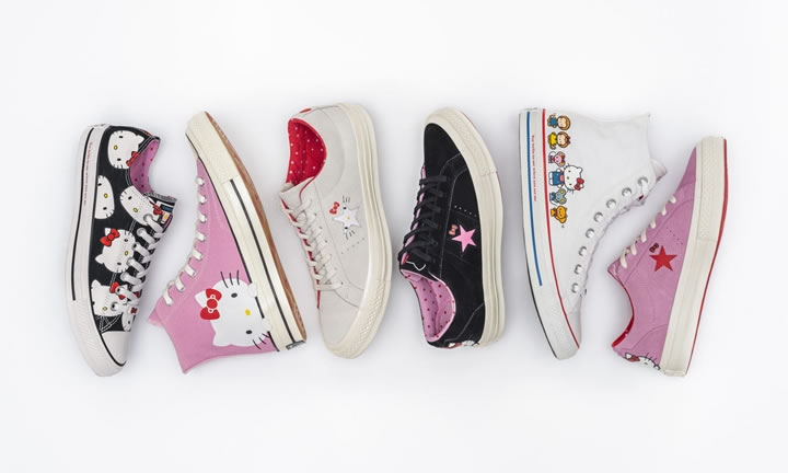 ハローキティ × コンバース コラボコレクションが海外で8/16から発売 (HELLO KITTY CONVERSE)