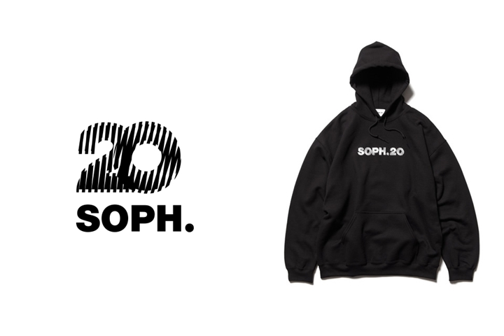 SOPH.設立20周年を記念したベーシックな新ブランド「SOPH.20」が2019AW SOPH.東京店20周年まで期間限定8/27からリリース (ソフネット)