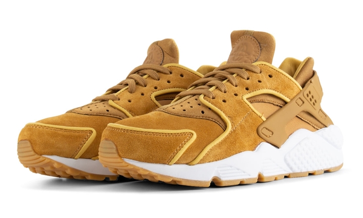 ナイキ ウィメンズ エア ハラチ ラン プレミアム “ミュート ブロンズ/ウィート ゴールド” (NIKE WMNS AIR HUARACHE RUN PREMIUM “Muted Bronze/Wheat Gold”) [683818-202]