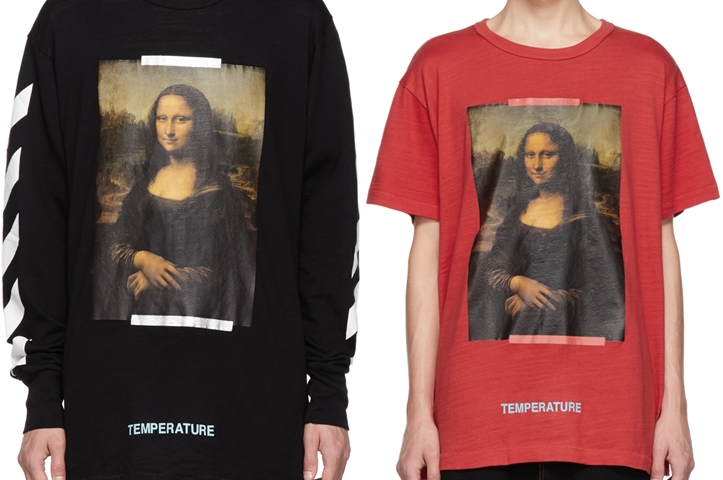 SSENSE限定！OFF-WHITE C/O VIRGIL ABLOH “MONALISA TEE” Black/Red (オフホワイト “モナリザ TEE” ブラック/レッド)