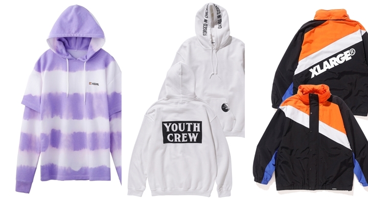 【YOUTH CREW コラボ】XLARGE/X-girl コラボ/レギュラーアイテムが8/17から発売 (エクストララージ エックスガール)