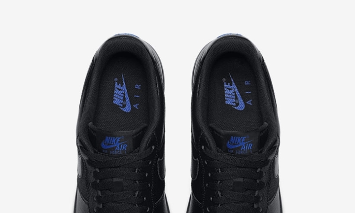 【オフィシャルイメージ】ナイキ エア フォース 1 ロー 07 “ブラック/レーサー ブルー” (NIKE AIR FORCE 1 LOW 07 “Black/Racer Blue”) [AR4233-002]