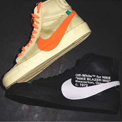 【速報＊9/15 & 9/22発売予定】OFF-WHITE c/o VIRGIL ABLOH × NIKE BLAZER STUDIO MID “Grim Reepers/All Hallows Eve” “Part 2” (オフホワイト ナイキ ブレーザー スタディオ ミッド “パート 2”) [AA3832-001,700]