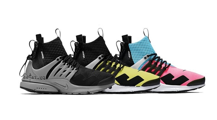 9/8発売予定！アクロニウム × ナイキ エア プレスト ミッド 3カラー (ACRONYM NIKE AIR PRESTO MID) [AH7832-001,100,600]