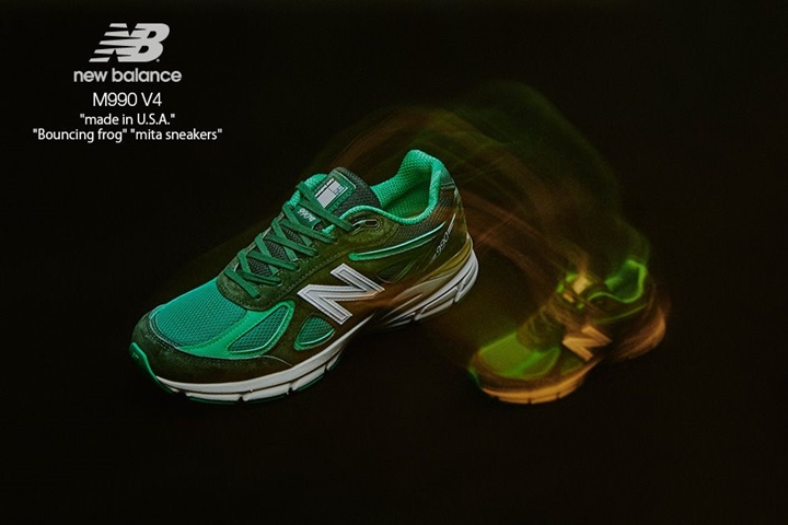 アメリカ最古の公立公園のカエルをイメージ！New Balance M990 V4 “made in U.S.A.” “Bouncing frog” “mita sneakers”が8/25発売 (ニューバランス ミタスニーカーズ)