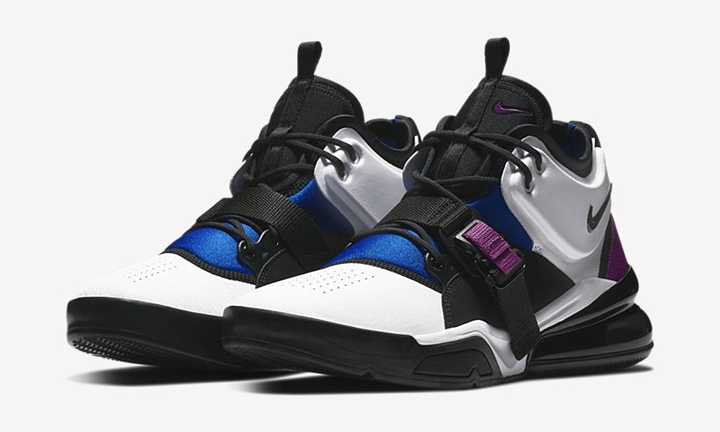 【オフィシャルイメージ】ナイキ エア フォース 270 “ホワイト/ブルー/パープル” (NIKE AIR FORCE 270 “White/Blue/Purple”) [AH6772-101]